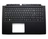 Tastatur inkl. Topcase DE (deutsch) schwarz/schwarz mit Backlight original für Acer Aspire V 15 Nitro (VN7-572G-54YG)