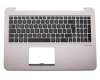 0KN0-UQ2GE13 Original Pegatron Tastatur inkl. Topcase DE (deutsch) schwarz/grau mit Backlight