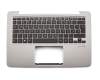 SG-64070-2DA Original LiteOn Tastatur inkl. Topcase DE (deutsch) schwarz/grau mit Backlight