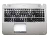Tastatur inkl. Topcase DE (deutsch) schwarz/braun original für Asus VivoBook Max A541UA