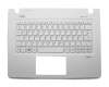 Tastatur inkl. Topcase DE (deutsch) weiß/weiß original für Acer Aspire V3-372