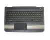 856028-041 Original HP Tastatur inkl. Topcase DE (deutsch) schwarz/schwarz