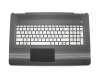 Tastatur inkl. Topcase DE (deutsch) silber/schwarz mit Backlight original für HP Pavilion 17-ab000ng (F0F96EA)