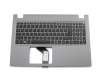 Tastatur inkl. Topcase DE (deutsch) schwarz/silber mit Backlight original für Acer Aspire V5-591G-71K2