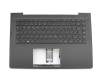 Tastatur inkl. Topcase DE (deutsch) schwarz/schwarz mit Backlight original für Lenovo IdeaPad 500S-14ISK (80Q30065GE)