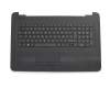 Tastatur inkl. Topcase DE (deutsch) schwarz/schwarz original für HP 17-x055ng (Y6F31EA)