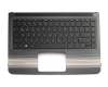 Tastatur inkl. Topcase DE (deutsch) schwarz/schwarz original für HP Pavilion x360 13-u100