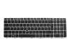 836623-041 Original HP Tastatur DE (deutsch) schwarz mit Backlight und Mouse-Stick