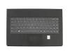 Tastatur inkl. Topcase US (englisch) schwarz/schwarz mit Backlight original für Lenovo Yoga 3 Pro-1370 (80HE00NFGE)