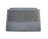 Tastatur inkl. Topcase DE (deutsch) schwarz/anthrazit mit Backlight original für Samsung NP900X3F