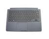 Tastatur inkl. Topcase DE (deutsch) schwarz/anthrazit mit Backlight original für Samsung NP900X3E-A01PL