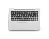 Tastatur inkl. Topcase DE (deutsch) schwarz/weiß mit Backlight original für Lenovo IdeaPad 500S-13ISK (80Q20034GE)