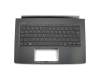 Tastatur inkl. Topcase DE (deutsch) schwarz/schwarz mit Backlight original für Acer Swift 5 (SF514-51)