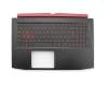 6B.Q2SN2.012 Original Acer Tastatur inkl. Topcase DE (deutsch) schwarz/schwarz mit Backlight (Nvidia 1050)