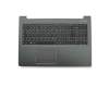 Tastatur inkl. Topcase DE (deutsch) schwarz/grau original für Lenovo IdeaPad 510-15IKB (80SV00LKGE)