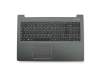 Tastatur inkl. Topcase DE (deutsch) schwarz/grau original für Lenovo IdeaPad 510-15IKB (80SV00QUGE)