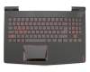 5CB0N00240 Original Lenovo Tastatur inkl. Topcase DE (deutsch) schwarz/schwarz mit Backlight