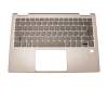 5CB0N67829 Original Lenovo Tastatur inkl. Topcase DE (deutsch) grau/silber mit Backlight