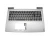 Tastatur inkl. Topcase DE (deutsch) schwarz/silber mit Backlight original für Lenovo IdeaPad 700-15ISK (80RU)