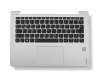 5CB0M09518 Original Lenovo Tastatur inkl. Topcase DE (deutsch) schwarz/silber mit Backlight