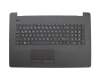 Tastatur inkl. Topcase DE (deutsch) schwarz/schwarz mit grobem Muster original für HP 17-bs500