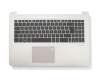 Tastatur inkl. Topcase DE (deutsch) schwarz/silber mit Backlight und Fingerprint original für Asus VivoBook Pro X580VD