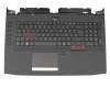 13N1-02M0101 0A Original Acer Tastatur inkl. Topcase DE (deutsch) schwarz/schwarz mit Backlight