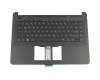 2B-AB208Q110 Original Primax Tastatur inkl. Topcase DE (deutsch) schwarz/schwarz