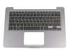 Tastatur inkl. Topcase DE (deutsch) schwarz/grau mit Backlight original für Asus VivoBook S14 S406UA-BM025T
