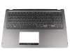 13NB0G21AM0211 Original Asus Tastatur inkl. Topcase DE (deutsch) schwarz/grau mit Backlight