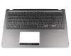 0KNB0-5633GE00 Original Asus Tastatur inkl. Topcase DE (deutsch) schwarz/grau mit Backlight