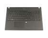 Tastatur inkl. Topcase DE (deutsch) schwarz/schwarz mit Backlight original für Acer TravelMate P459-G2-MG