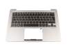 ASM16A96D0J4421 Original Chicony Tastatur inkl. Topcase DE (deutsch) schwarz/silber mit Backlight