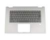 Tastatur inkl. Topcase grau/silber mit Backlight original für Lenovo Yoga 720-15IKB (80X7005BGE)