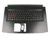 Tastatur inkl. Topcase DE (deutsch) schwarz/silber mit Backlight (1060) original für Acer Predator Helios 300 (PH317-52)
