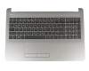 Tastatur inkl. Topcase DE (deutsch) schwarz/silber original für HP 255 G6 SP (4QW26ES)
