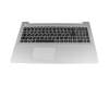 Tastatur inkl. Topcase DE (deutsch) schwarz/schwarz original für Lenovo IdeaPad 510-15ISK (80SR00DWMB)