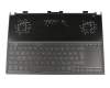 13N1-64A0311 Original Asus Tastatur inkl. Topcase DE (deutsch) schwarz/schwarz mit Backlight