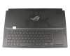 0KNR0-661EGE00 Original Asus Tastatur inkl. Topcase DE (deutsch) schwarz/schwarz mit Backlight