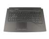 Tastatur inkl. Topcase DE (deutsch) schwarz/schwarz mit Backlight original für Asus ROG Strix GL703GS