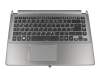 Tastatur inkl. Topcase DE (deutsch) schwarz/grau original für Acer Aspire V5-473G