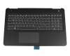 AEG37G02010 Original HP Tastatur inkl. Topcase DE (deutsch) schwarz/schwarz