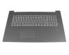 Tastatur inkl. Topcase DE (deutsch) grau/grau für Fingerprint-Scanner original für Lenovo Legion V320-17IKB (81CN)