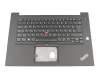 Tastatur inkl. Topcase DE (deutsch) schwarz/schwarz mit Backlight und Mouse-Stick original für Lenovo ThinkPad X1 Extreme (20MF000XGE)