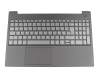Tastatur inkl. Topcase DE (deutsch) dunkelgrau/schwarz mit Backlight original für Lenovo IdeaPad S340-15IWL (81N800HHGE)