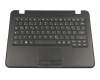 Tastatur inkl. Topcase DE (deutsch) schwarz/schwarz original für Lenovo 100e Winbook (81CY)