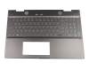 Tastatur inkl. Topcase DE (deutsch) grau/grau mit Backlight original für HP Envy x360 15-cp0003ng (4XH28EA)