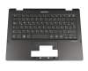 Tastatur inkl. Topcase DE (deutsch) schwarz/schwarz für Emdoor YS11G