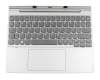 Tastatur inkl. Topcase DE (deutsch) grau/silber original für Lenovo IdeaPad D330-10IGM (81H3)
