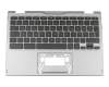 Tastatur inkl. Topcase DE (deutsch) schwarz/grau original für Acer Chromebook Spin 11 (CP311-1HN-C2DV)